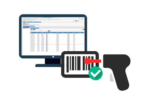 Automate Receipt Easily with Telecom Inventory Management Software An illustration showing automated receipt, using Beesion's Telecom Inventory Management software