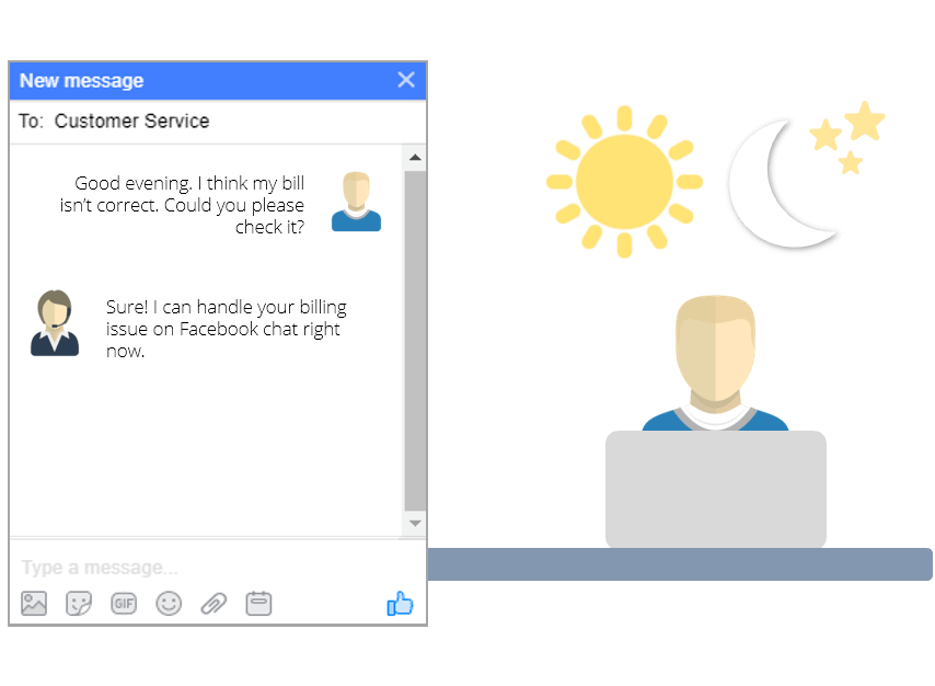 Picture of Beesion Telecom CRM on Chat
